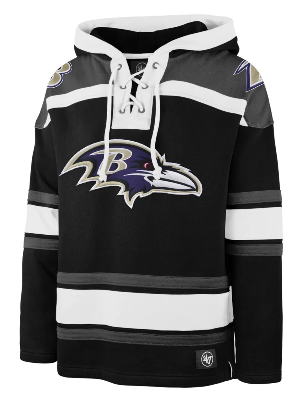 BALTIMORE RAVENS SUPERIOR '47 LACER HOODIE